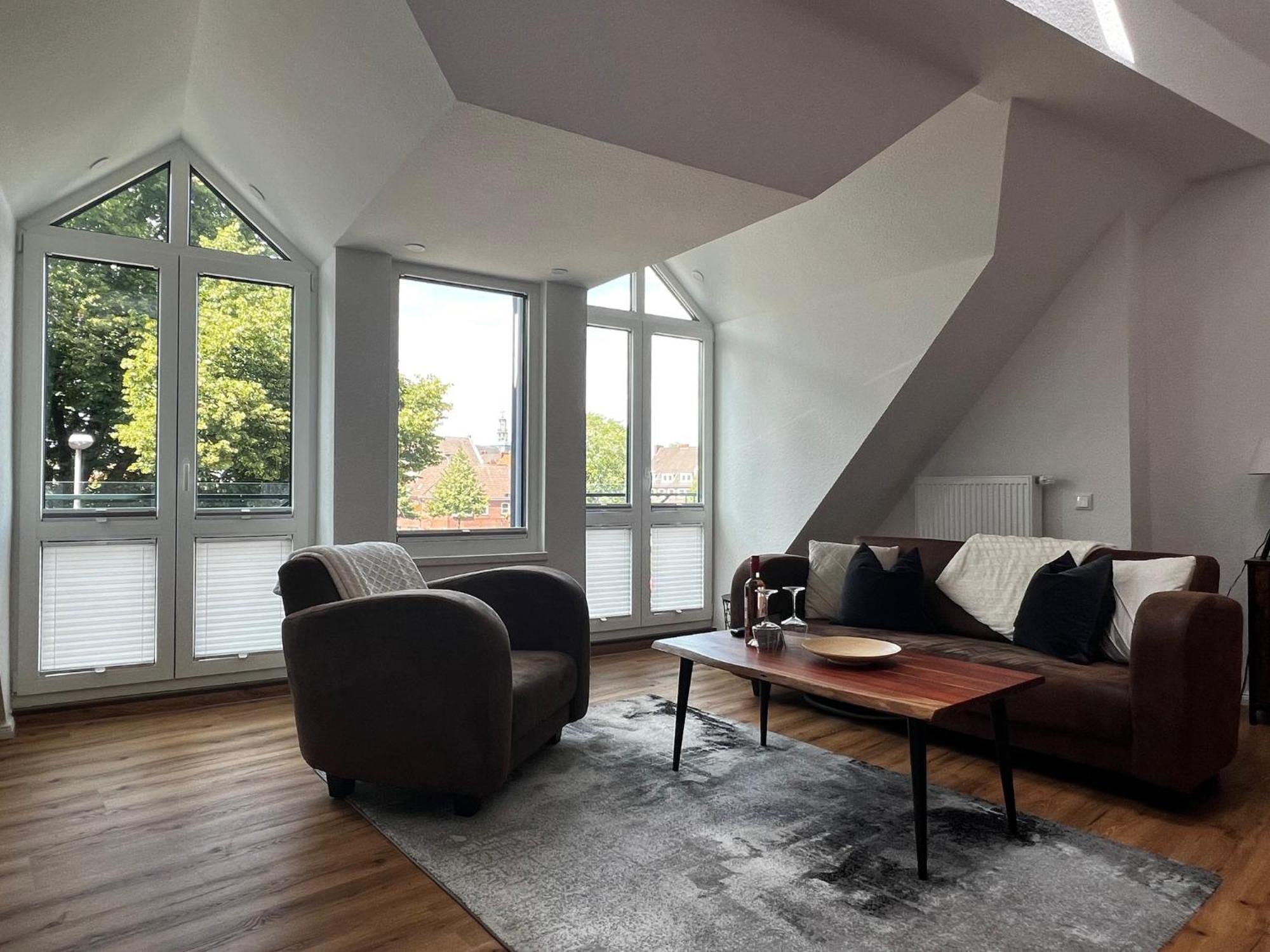 Ferienwohnung Seeloft エムデン エクステリア 写真